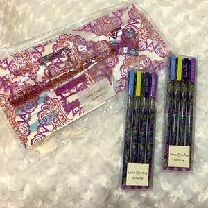 Vera Bradley Planner Pack & 2 - 4 Pack Gel Pens - NWT